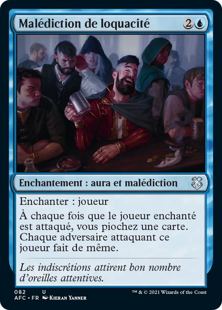 Malédiction de loquacité — Forgotten Realms Commander — Magic: The Gathering