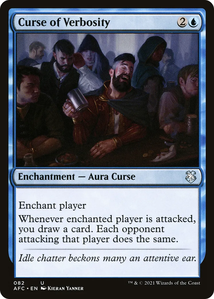 Curse of Verbosity — Forgotten Realms Commander — Magic: The Gathering