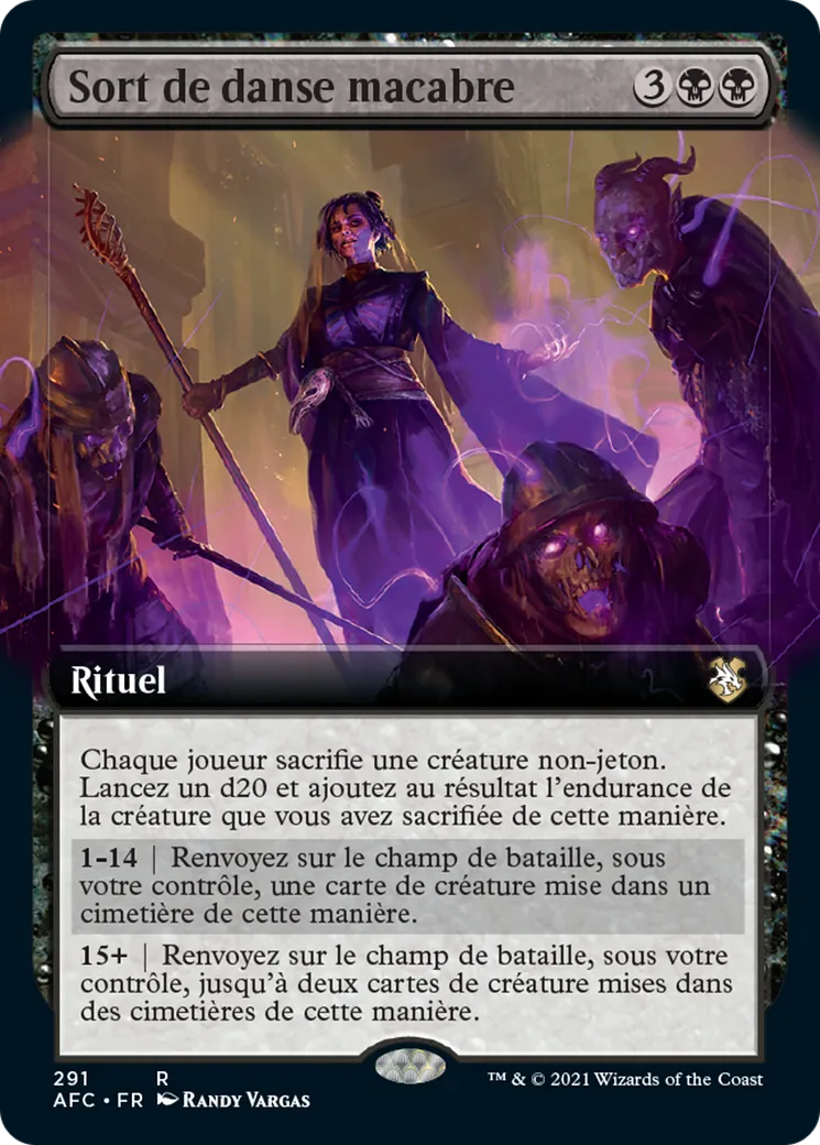 Sort de danse macabre — Forgotten Realms Commander — Magic: The Gathering