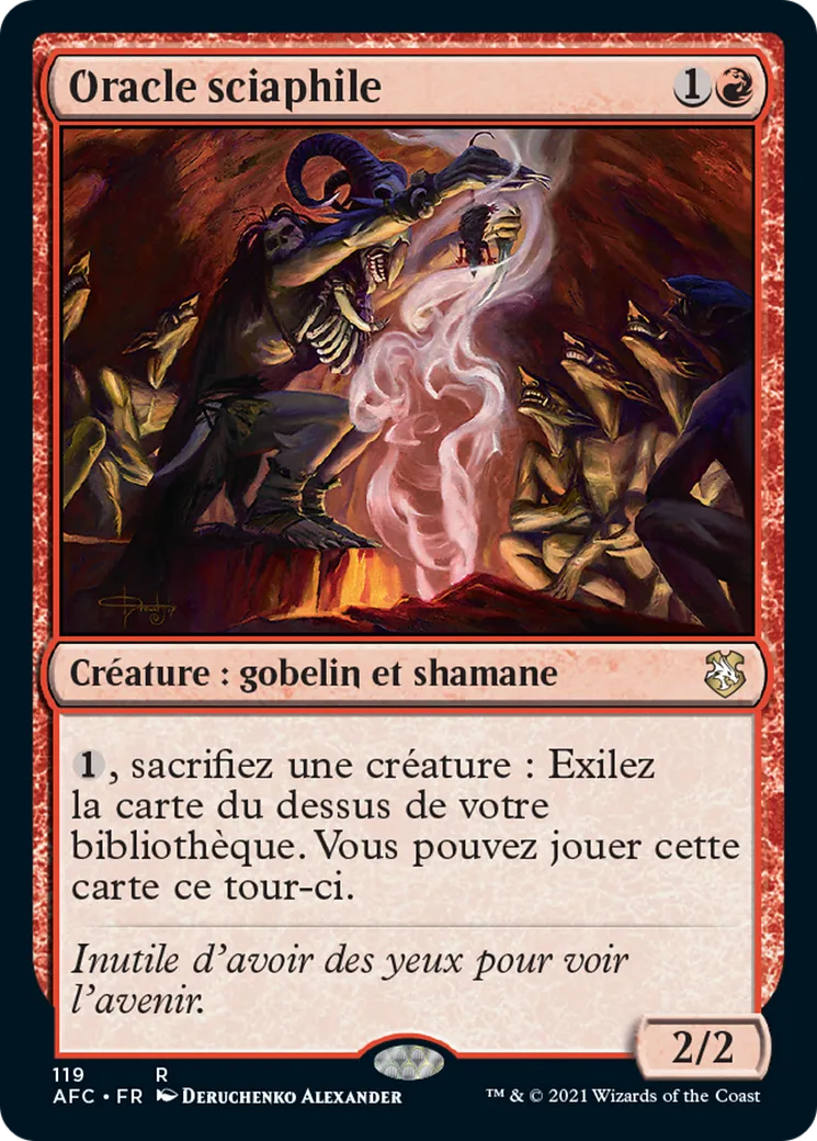 Oracle sciaphile — Forgotten Realms Commander — Magic: The Gathering
