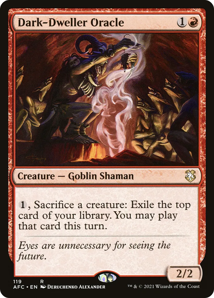 Dark-Dweller Oracle — Forgotten Realms Commander — Magic: The Gathering
