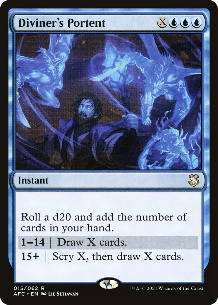 Diviner's Portent — Forgotten Realms Commander — Magic: The Gathering