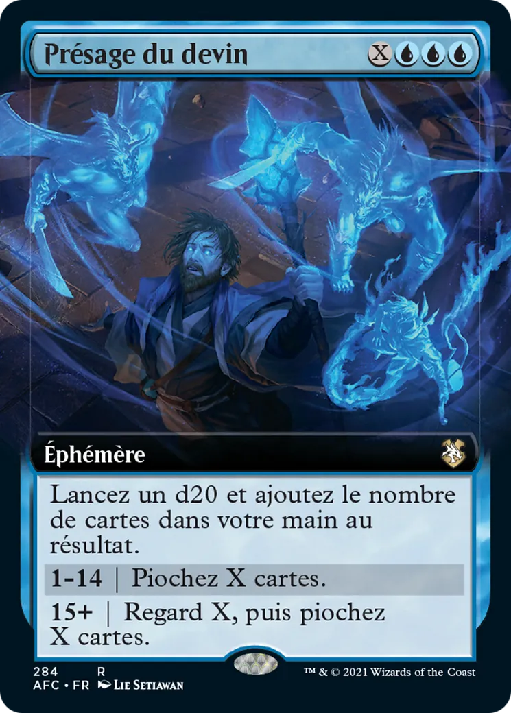 Présage du devin — Forgotten Realms Commander — Magic: The Gathering