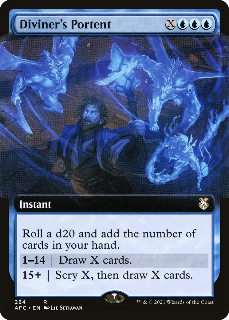 Diviner's Portent — Forgotten Realms Commander — Magic: The Gathering