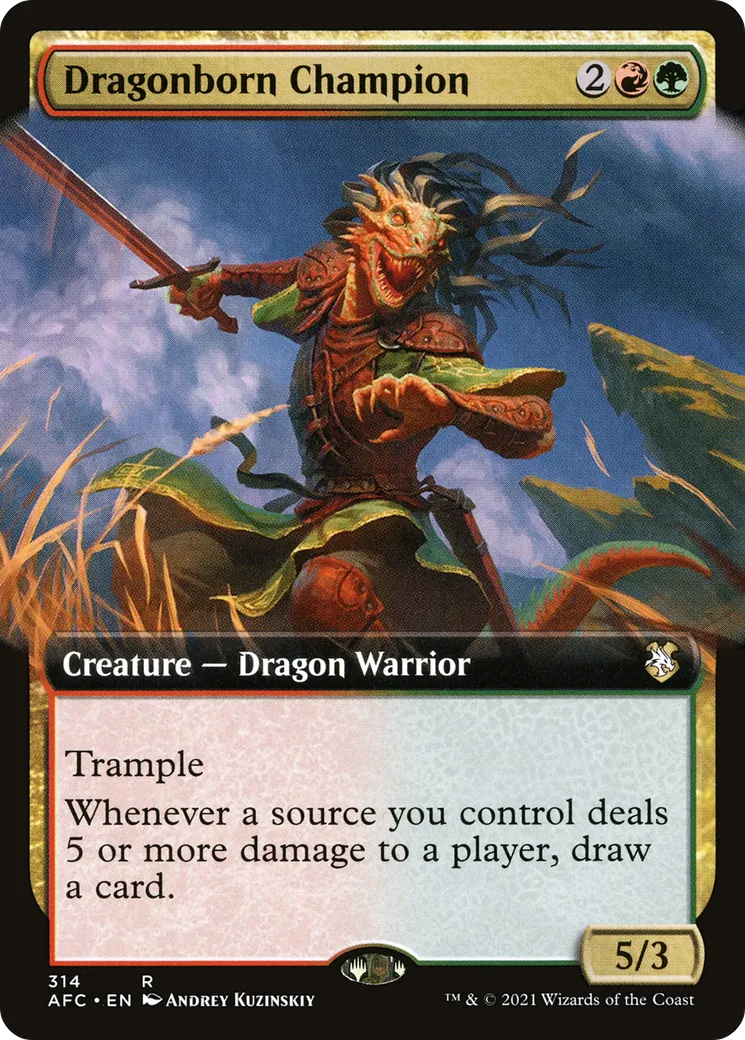 Dragonborn Champion — Forgotten Realms Commander — Magic: The Gathering