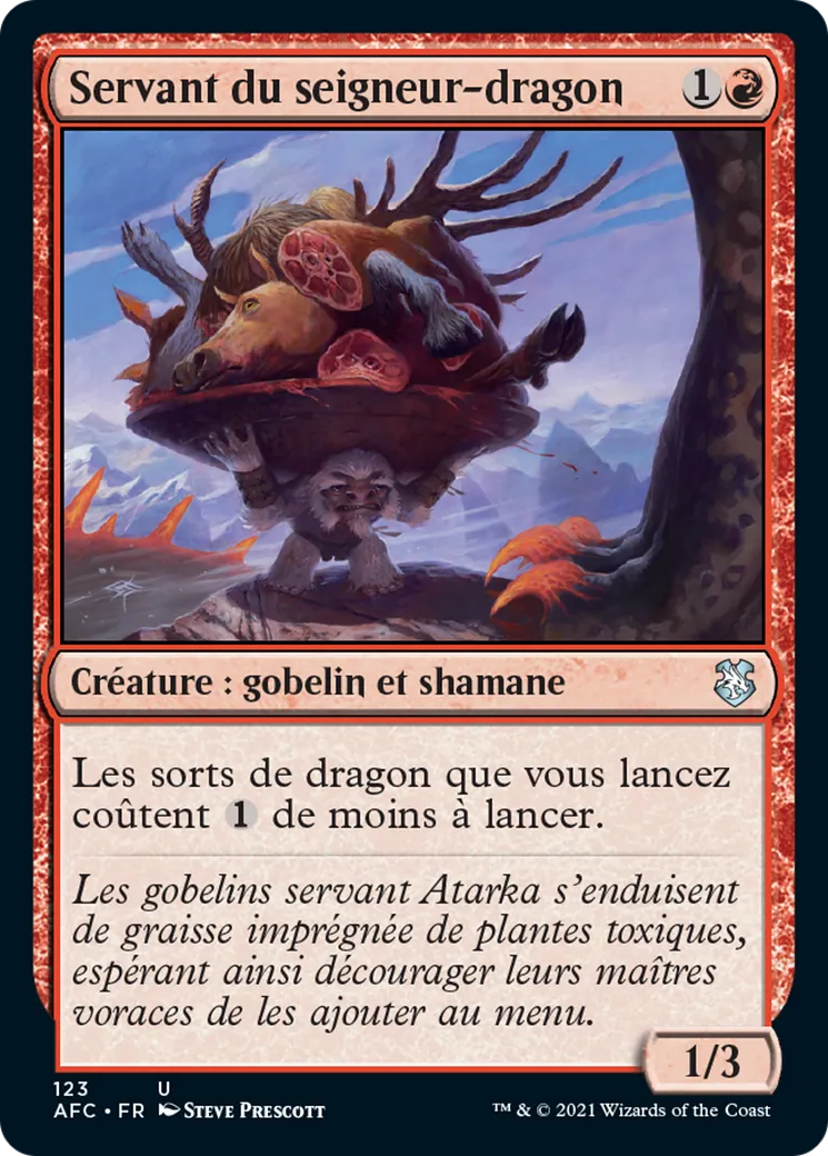 Servant du seigneur-dragon — Forgotten Realms Commander — Magic: The Gathering