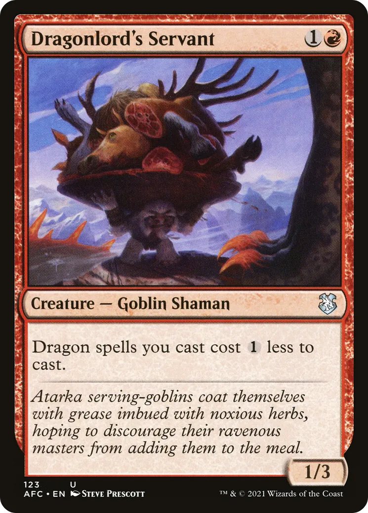 Dragonlord's Servant — Forgotten Realms Commander — Magic: The Gathering
