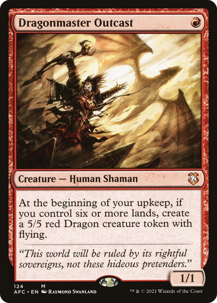 Dragonmaster Outcast — Forgotten Realms Commander — Magic: The Gathering