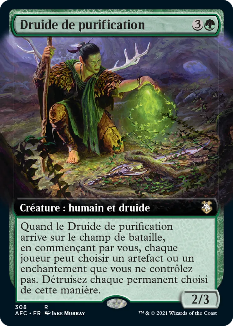Druide de purification — Forgotten Realms Commander — Magic: The Gathering