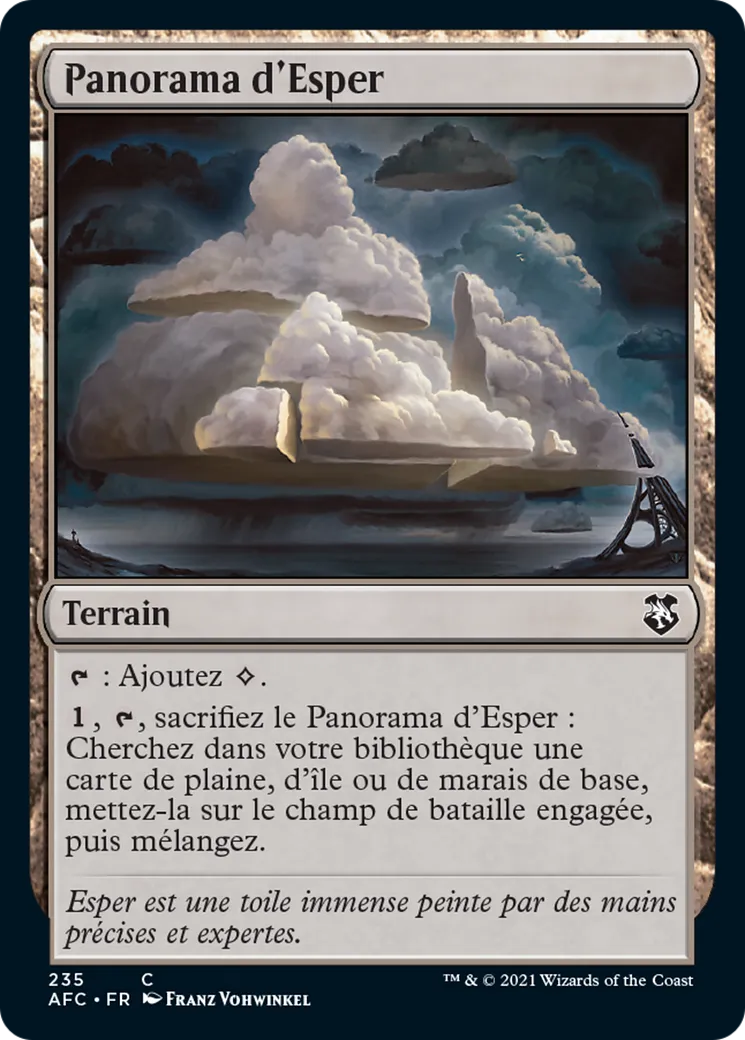 Panorama d'Esper — Forgotten Realms Commander — Magic: The Gathering