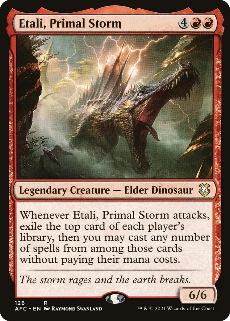 Etali, Primal Storm — Forgotten Realms Commander — Magic: The Gathering