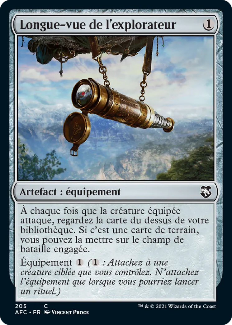 Longue-vue de l'explorateur — Forgotten Realms Commander — Magic: The Gathering