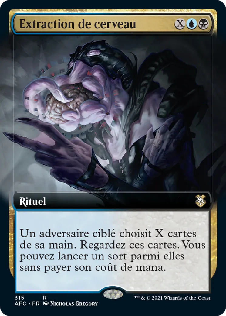 Extraction de cerveau from Forgotten Realms Commander - Magic: The Gathering