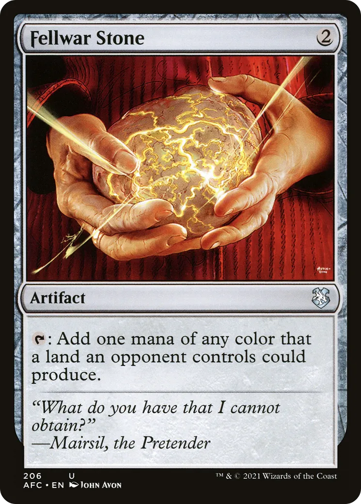 Fellwar Stone — Forgotten Realms Commander — Magic: The Gathering
