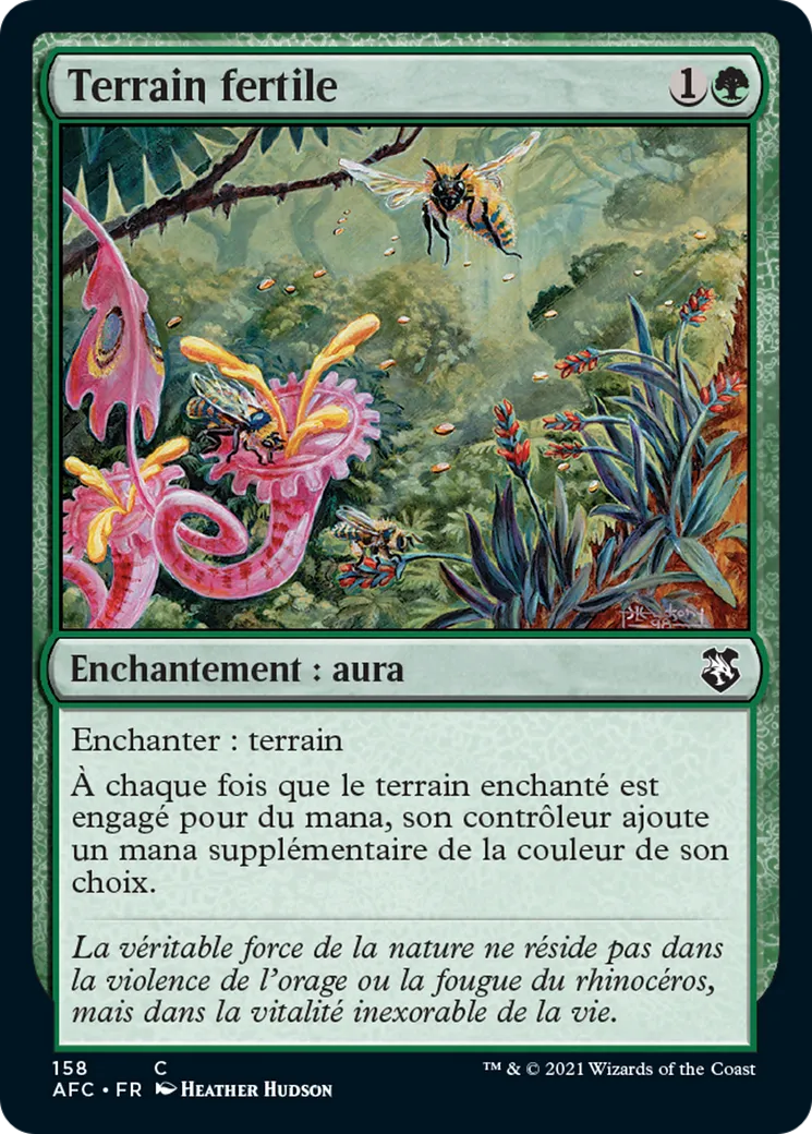 Terrain fertile — Forgotten Realms Commander — Magic: The Gathering