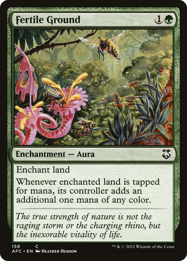 Terrain fertile — Forgotten Realms Commander — Magic: The Gathering