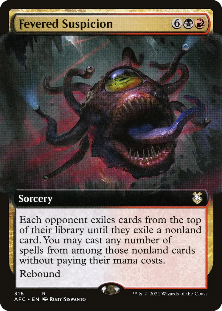 Fevered Suspicion — Forgotten Realms Commander — Magic: The Gathering