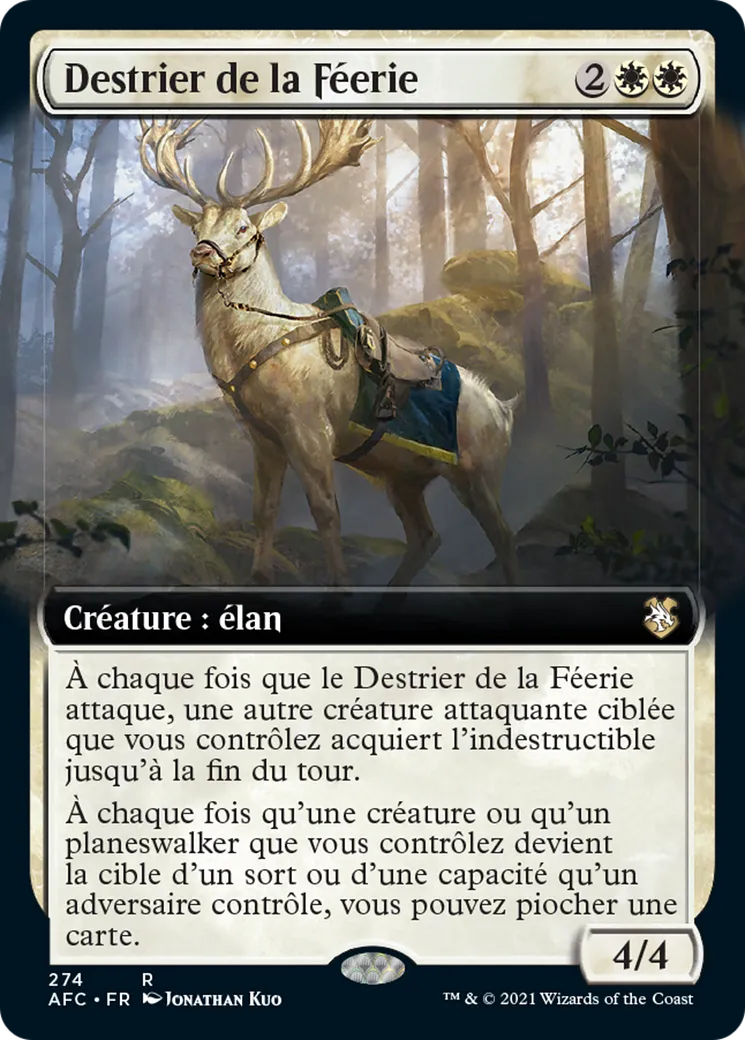 Destrier de la Féerie — Forgotten Realms Commander — Magic: The Gathering