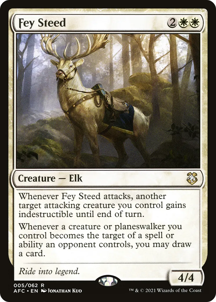 Fey Steed — Forgotten Realms Commander — Magic: The Gathering