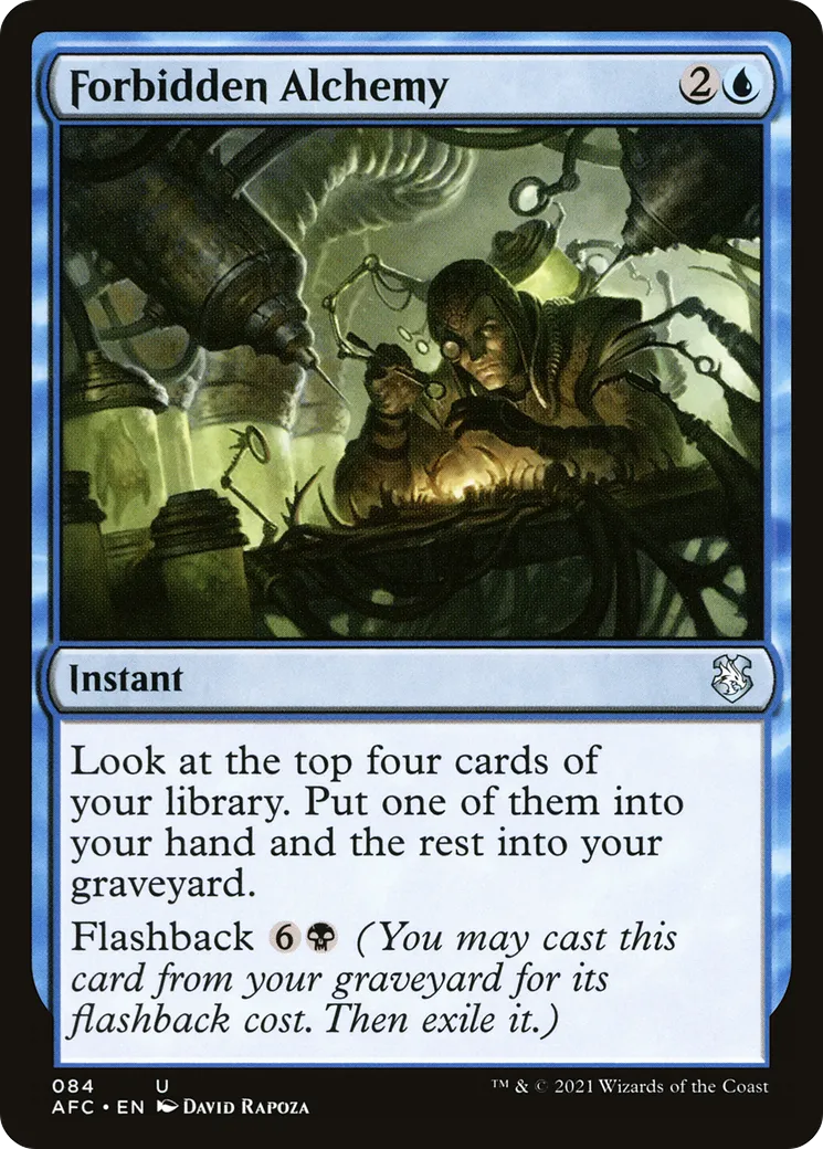 Forbidden Alchemy from Forgotten Realms Commander - Magic: The Gathering