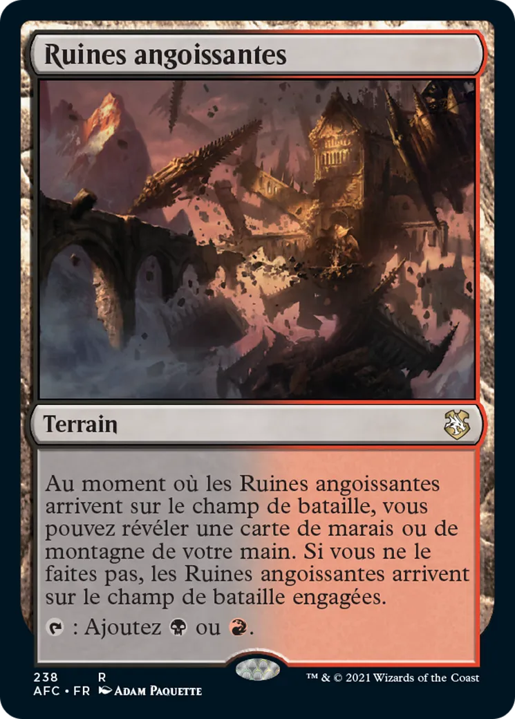 Ruines angoissantes — Forgotten Realms Commander — Magic: The Gathering