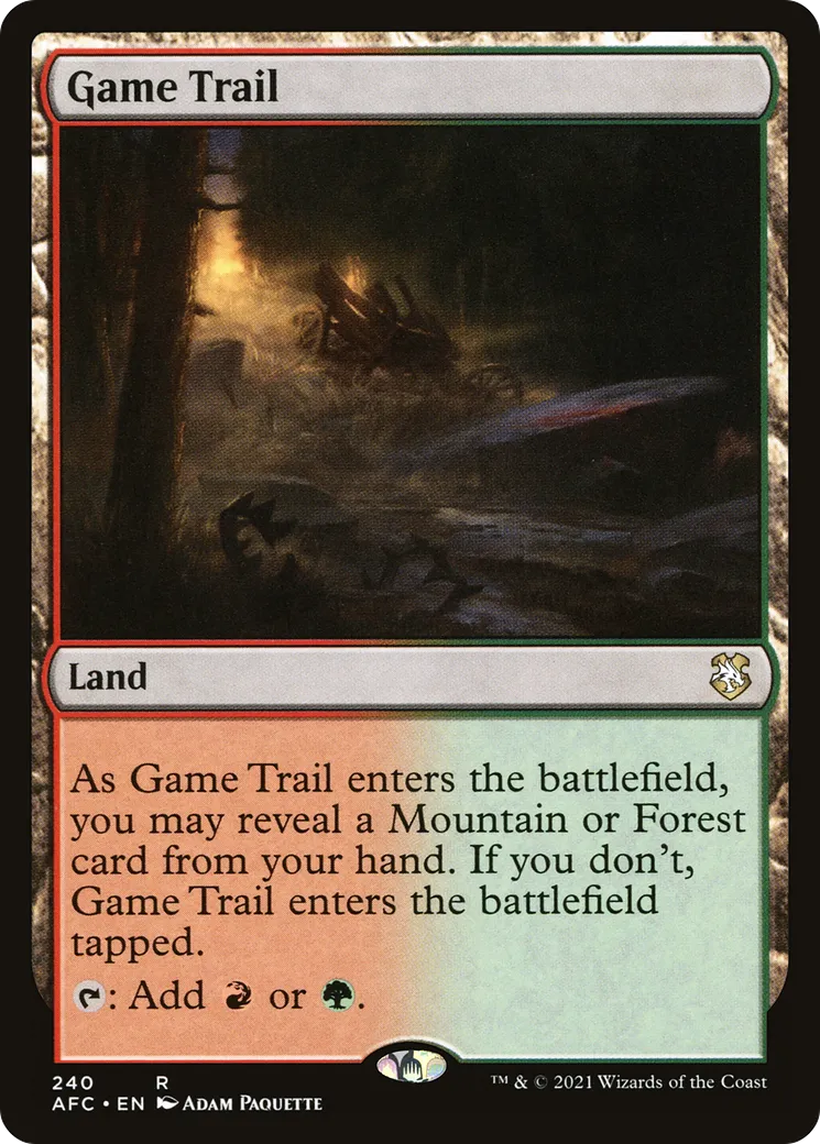 Game Trail — Forgotten Realms Commander — Magic: The Gathering