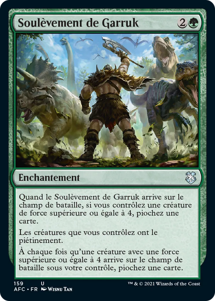 Soulèvement de Garruk — Forgotten Realms Commander — Magic: The Gathering