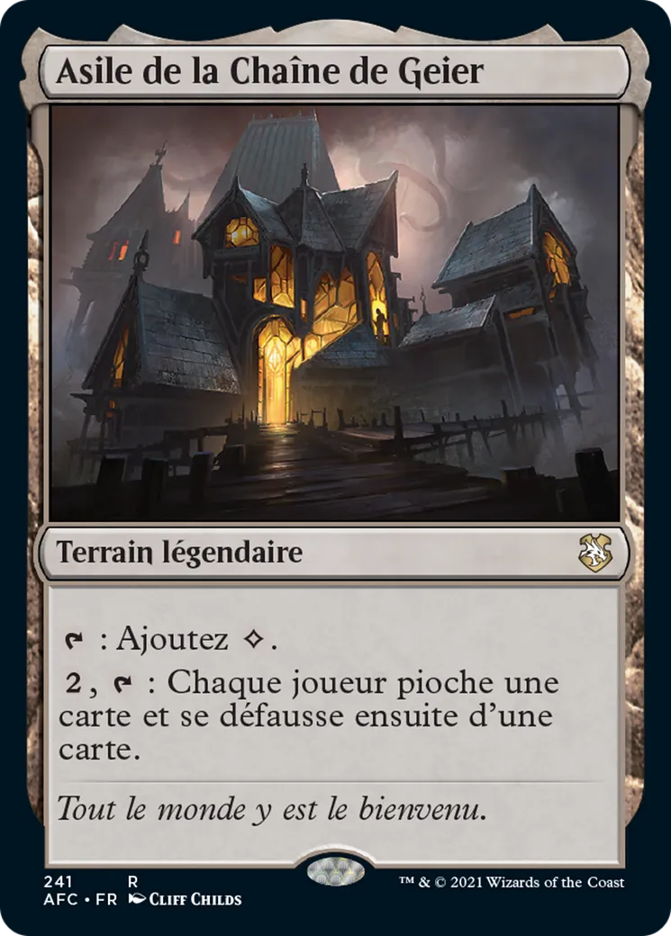 Asile de la Chaîne de Geier — Forgotten Realms Commander — Magic: The Gathering