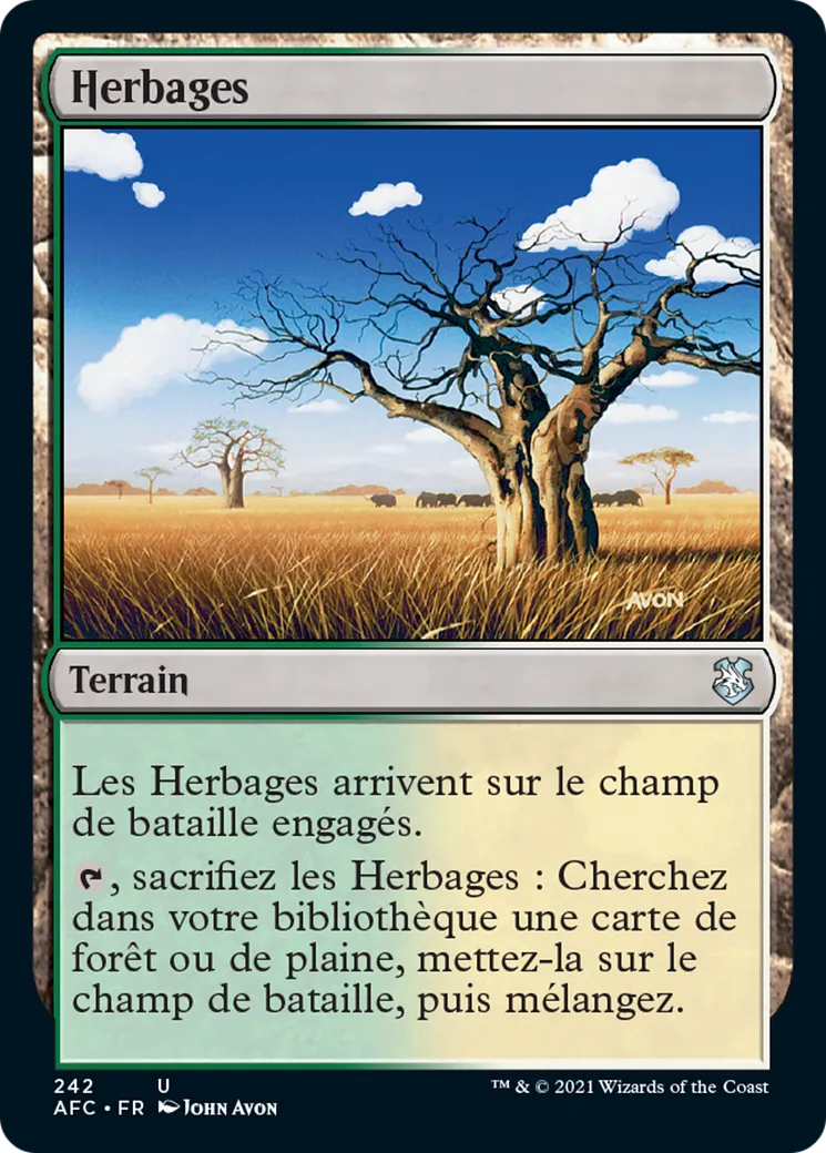 Herbages — Forgotten Realms Commander — Magic: The Gathering