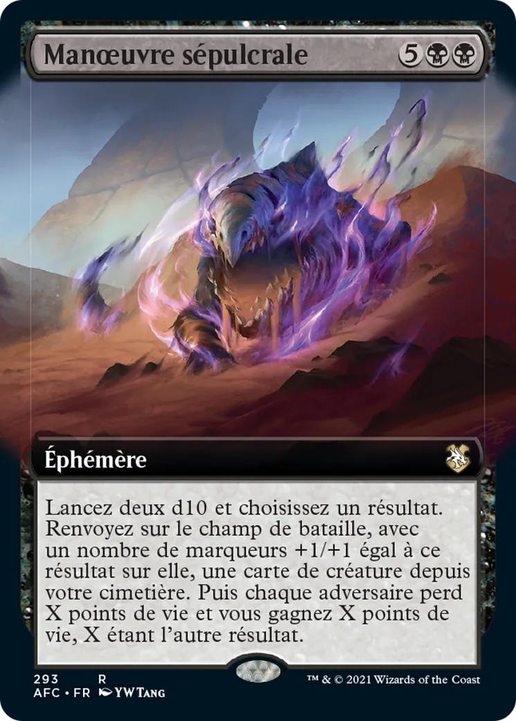Manœuvre sépulcrale — Forgotten Realms Commander — Magic: The Gathering