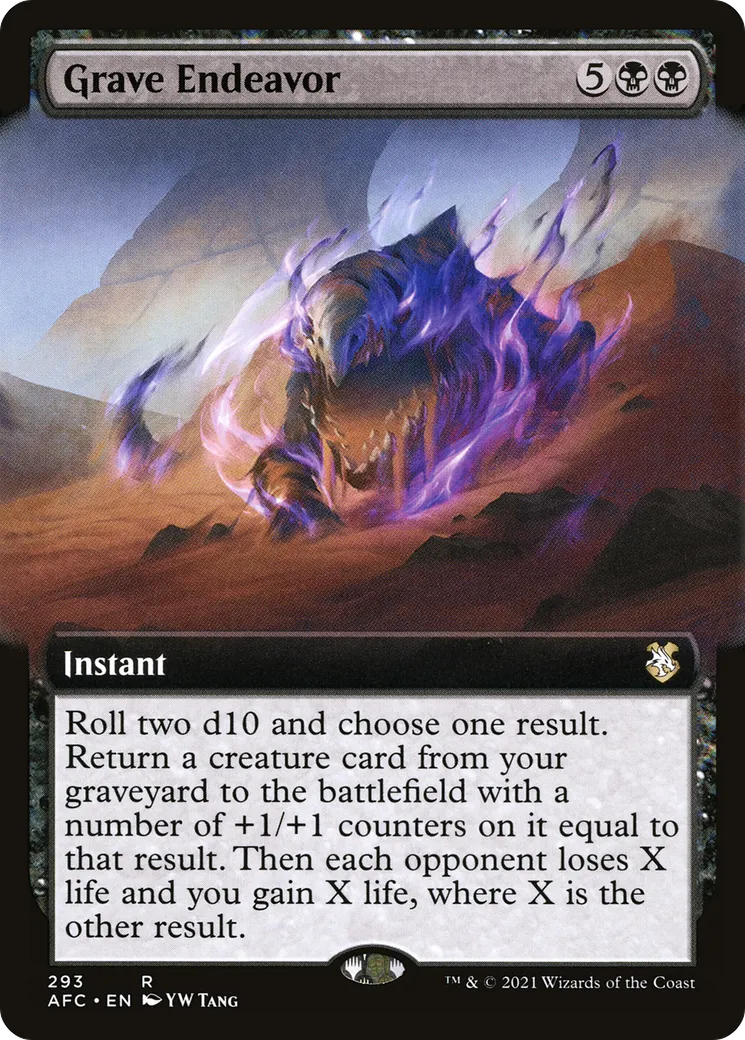 Grave Endeavor — Forgotten Realms Commander — Magic: The Gathering