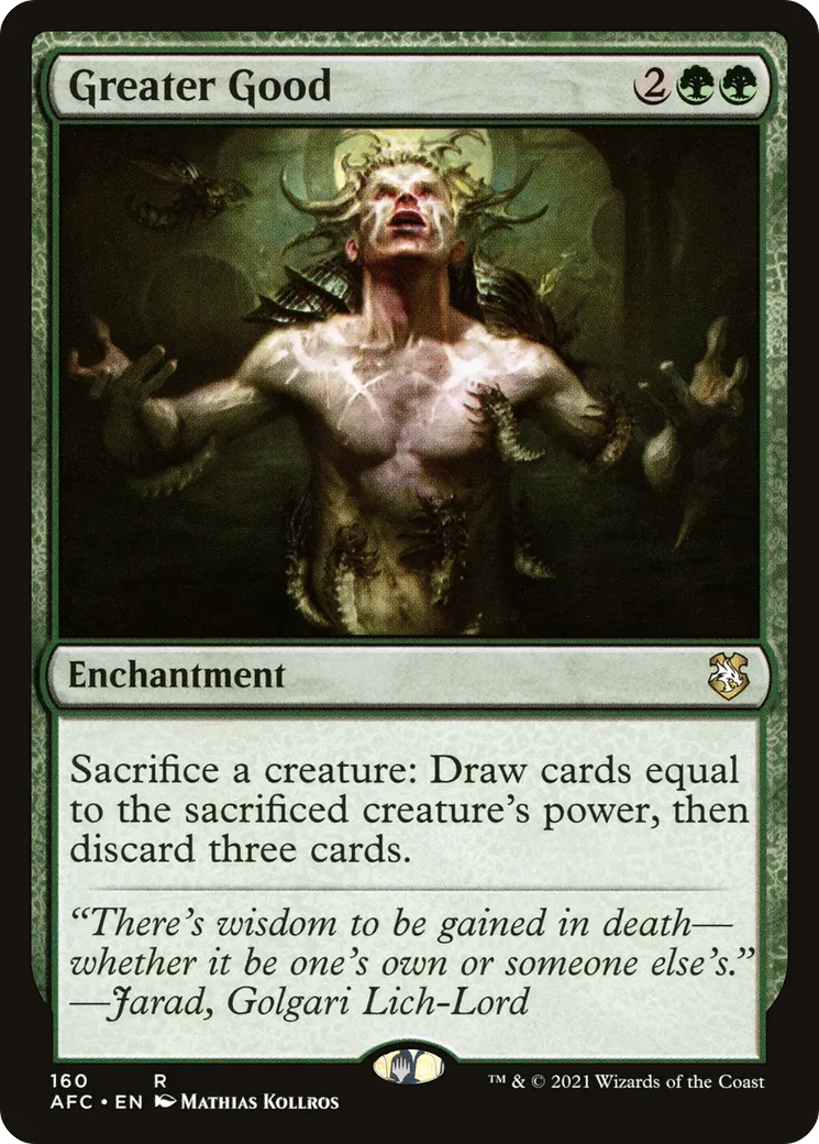 Greater Good from Forgotten Realms Commander - Magic: The Gathering