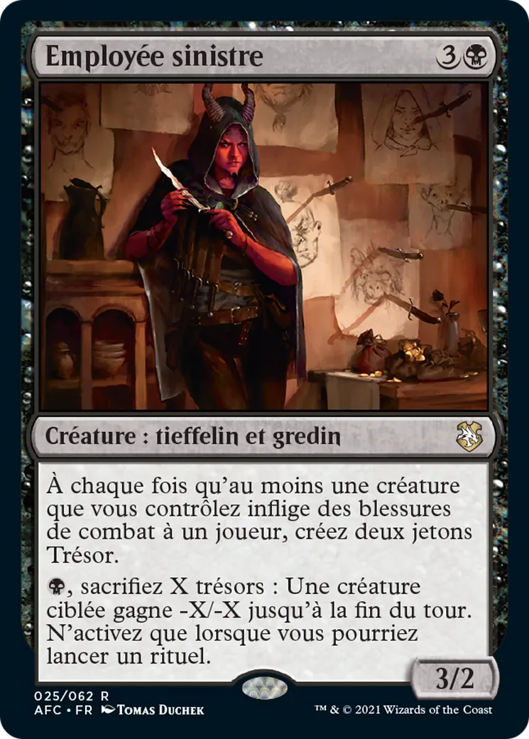 Employée sinistre — Forgotten Realms Commander — Magic: The Gathering