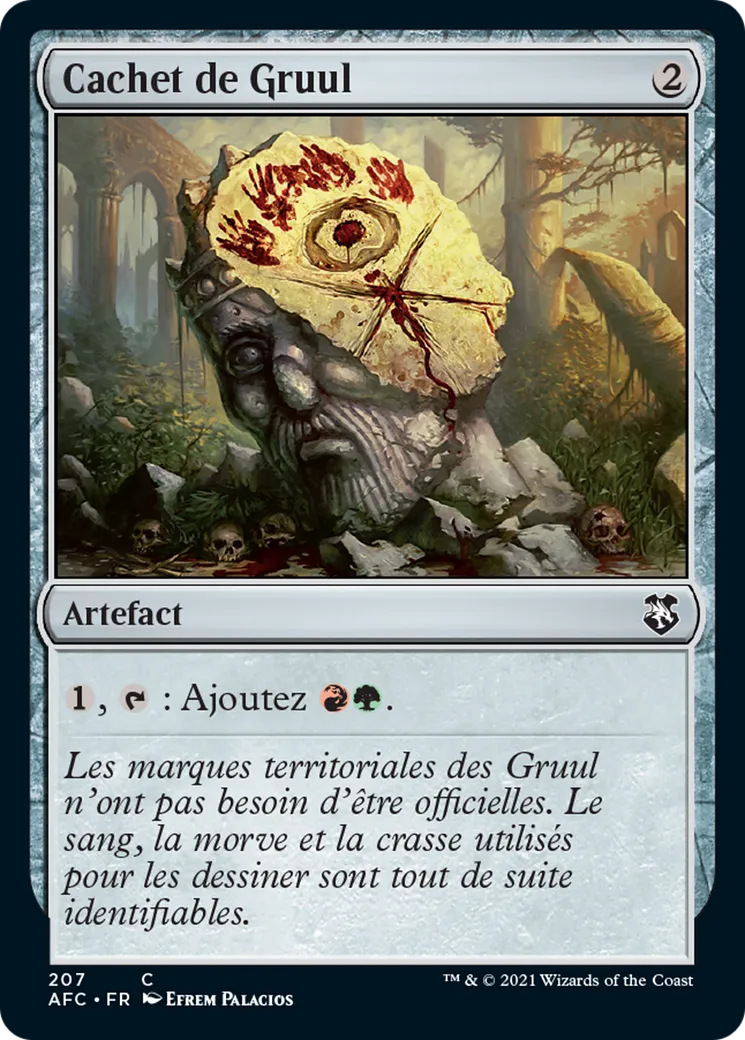 Cachet de Gruul — Forgotten Realms Commander — Magic: The Gathering