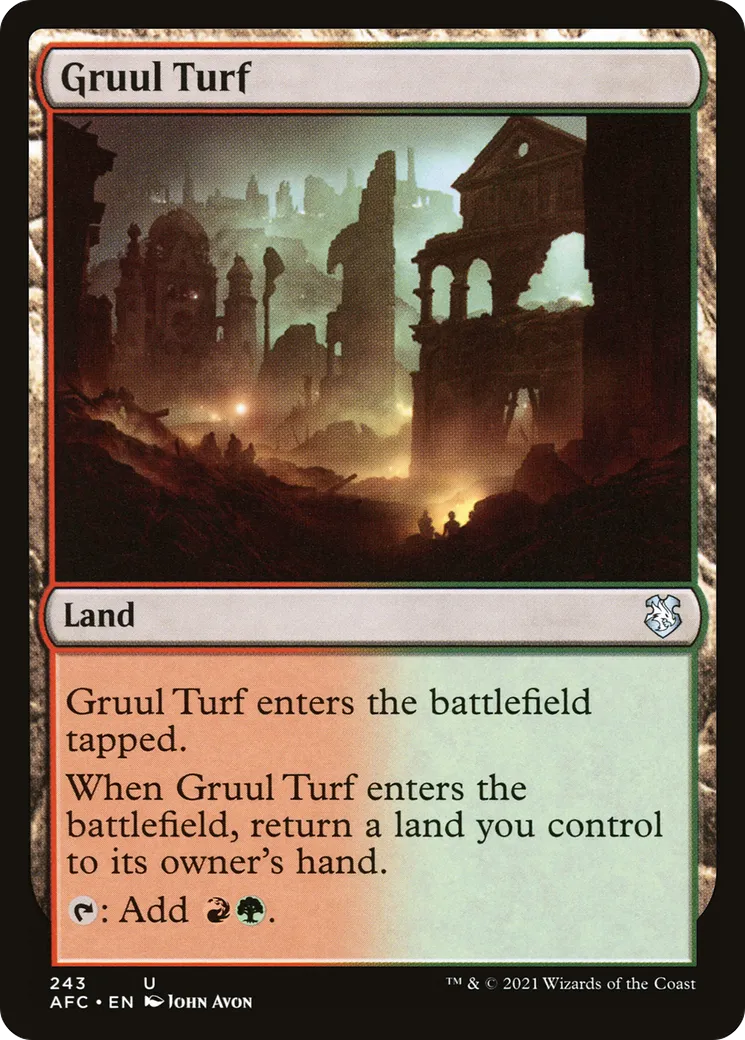 Gruul Turf — Forgotten Realms Commander — Magic: The Gathering