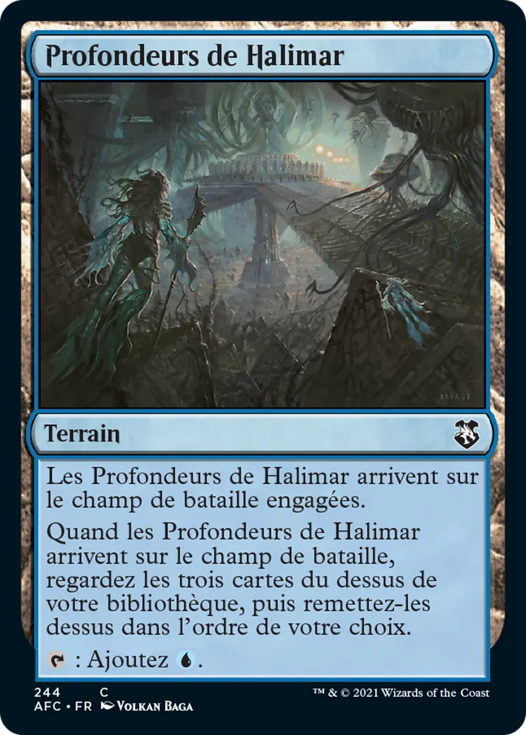 Profondeurs de Halimar — Forgotten Realms Commander — Magic: The Gathering