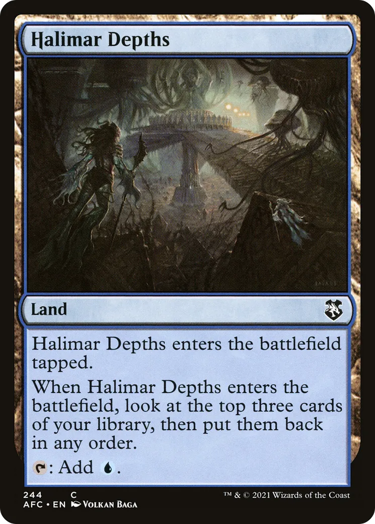 Halimar Depths — Forgotten Realms Commander — Magic: The Gathering