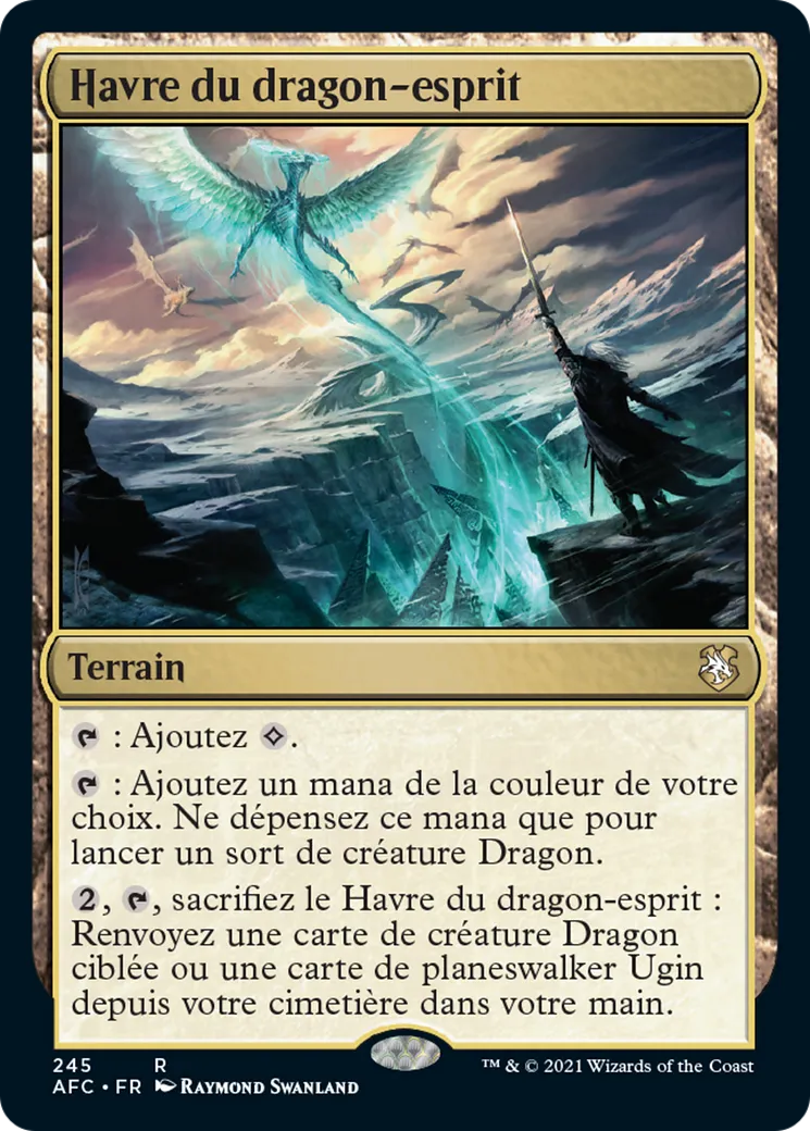 Havre du dragon-esprit — Forgotten Realms Commander — Magic: The Gathering
