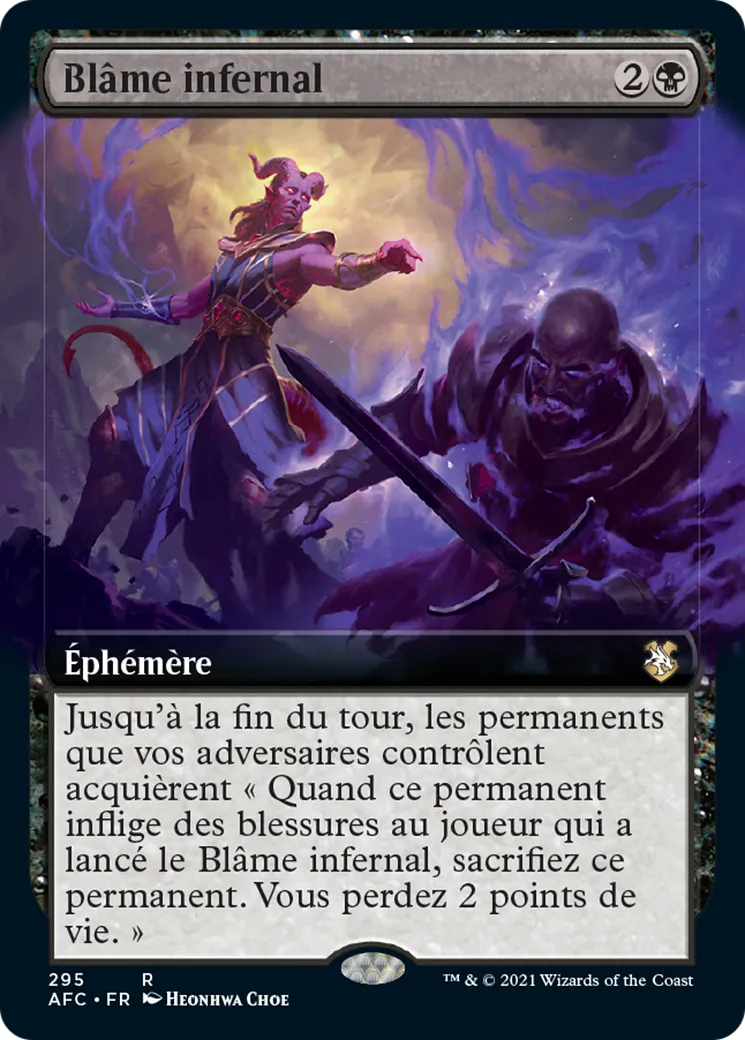 Blâme infernal — Forgotten Realms Commander — Magic: The Gathering