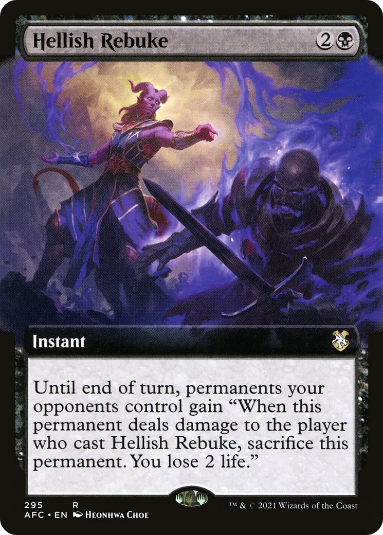 Hellish Rebuke — Forgotten Realms Commander — Magic: The Gathering