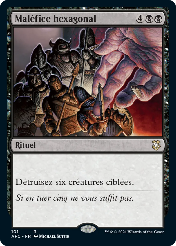 Maléfice hexagonal — Forgotten Realms Commander — Magic: The Gathering