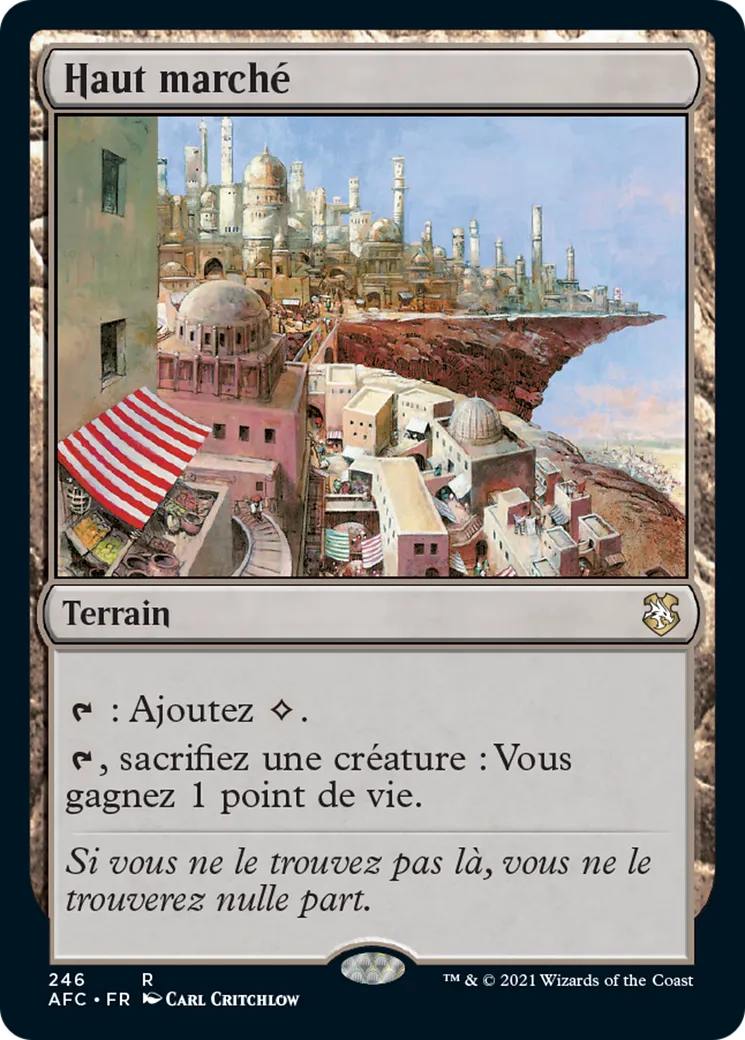 Haut marché — Forgotten Realms Commander — Magic: The Gathering