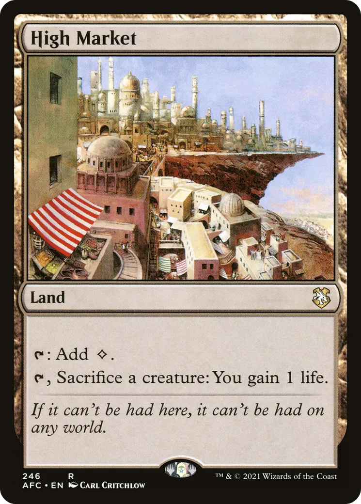 High Market — Forgotten Realms Commander — Magic: The Gathering