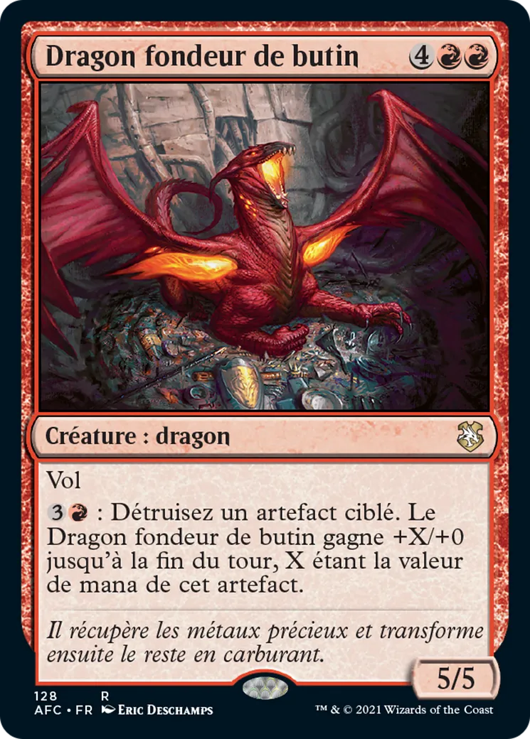 Dragon fondeur de butin from Forgotten Realms Commander - Magic: The Gathering