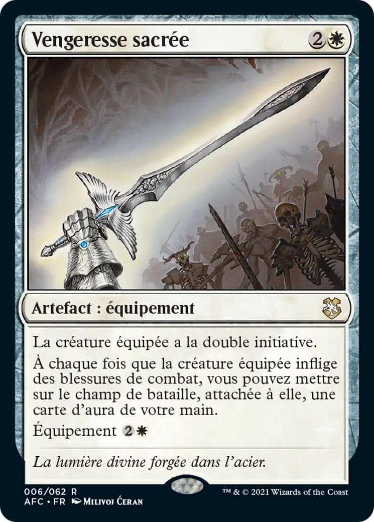 Vengeresse sacrée — Forgotten Realms Commander — Magic: The Gathering