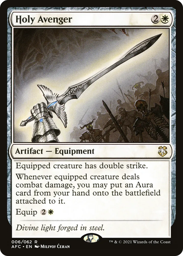 Holy Avenger — Forgotten Realms Commander — Magic: The Gathering