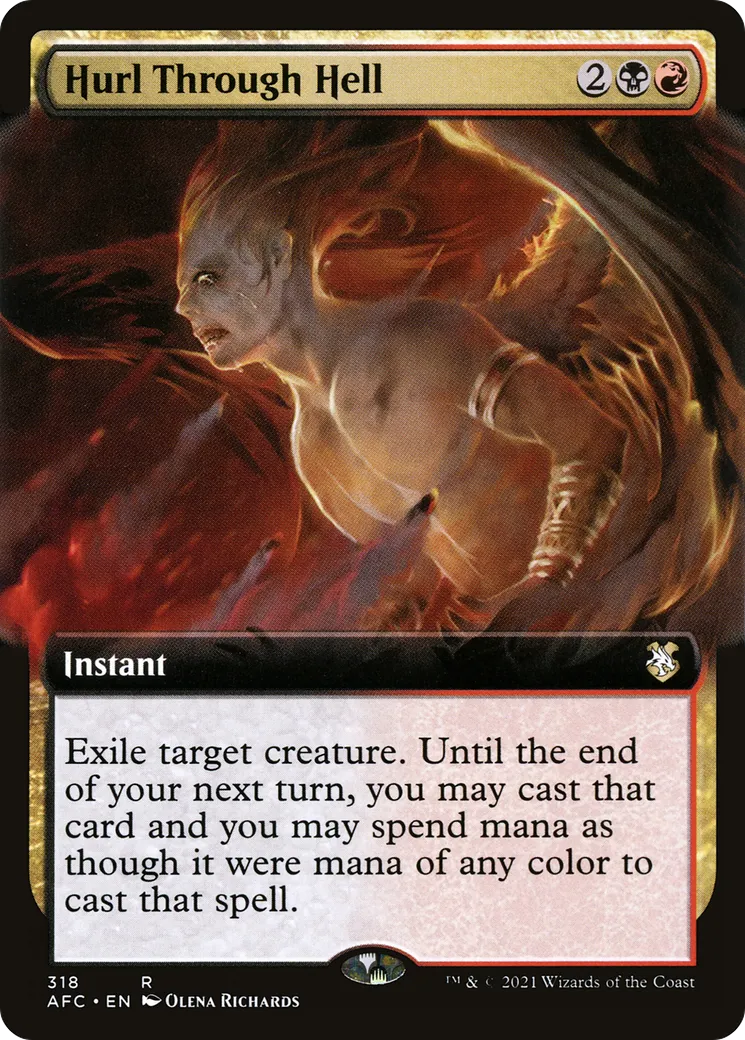 Hurl Through Hell — Forgotten Realms Commander — Magic: The Gathering