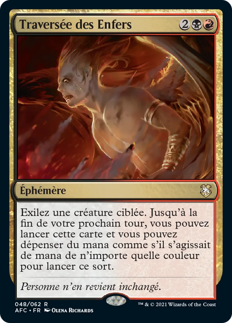 Traversée des Enfers — Forgotten Realms Commander — Magic: The Gathering