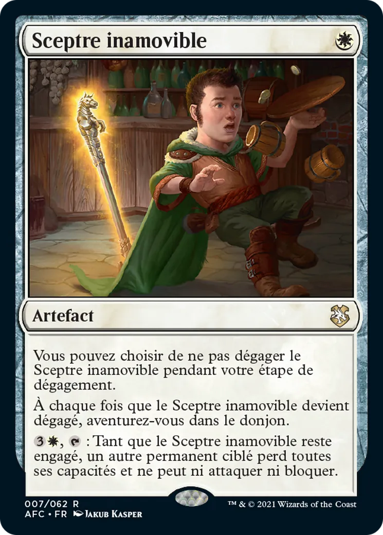Sceptre inamovible — Forgotten Realms Commander — Magic: The Gathering