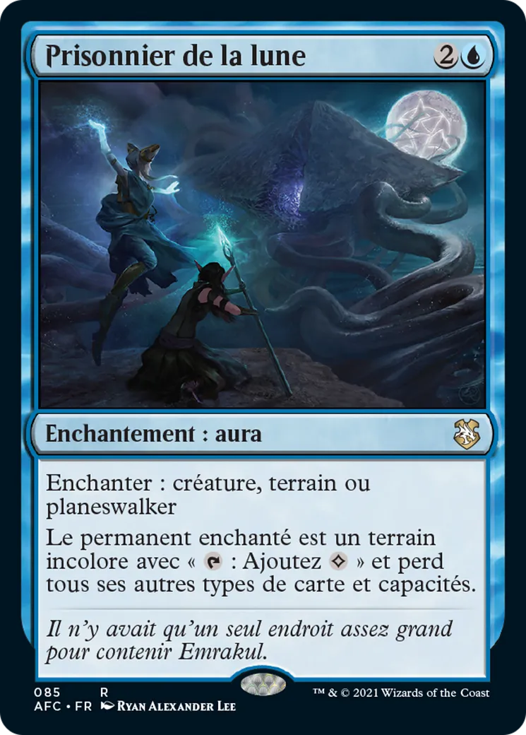 Prisonnier de la lune — Forgotten Realms Commander — Magic: The Gathering